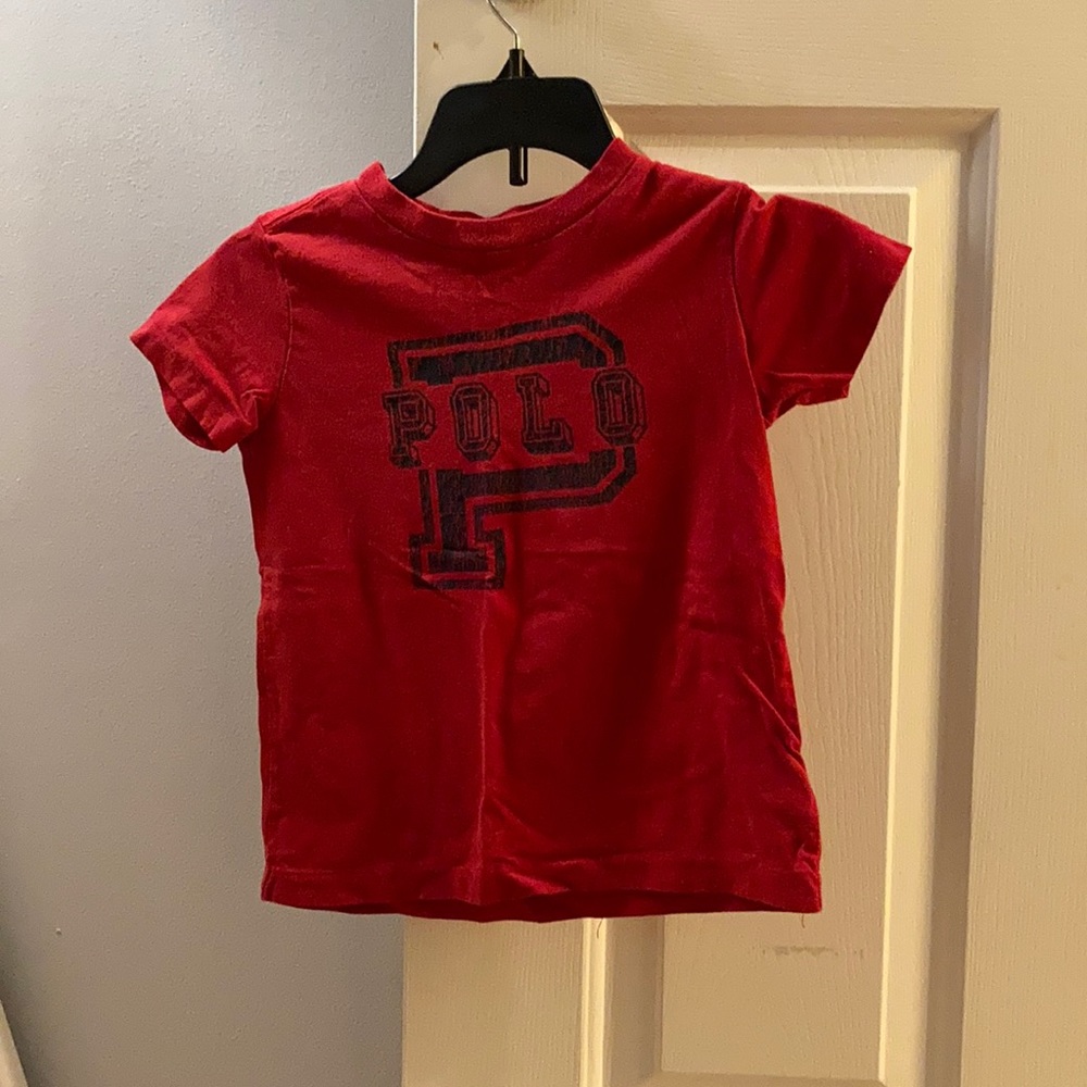 Red Polo by Ralph Lauren short sleeve boys shirt